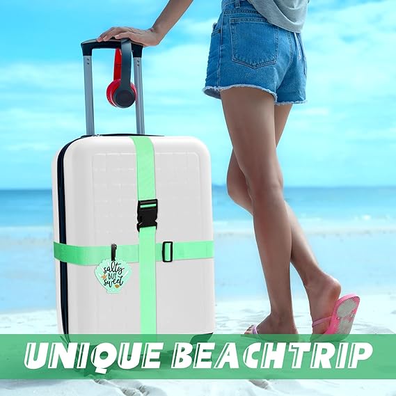 4 Set Cute Luggage Tags and Belts