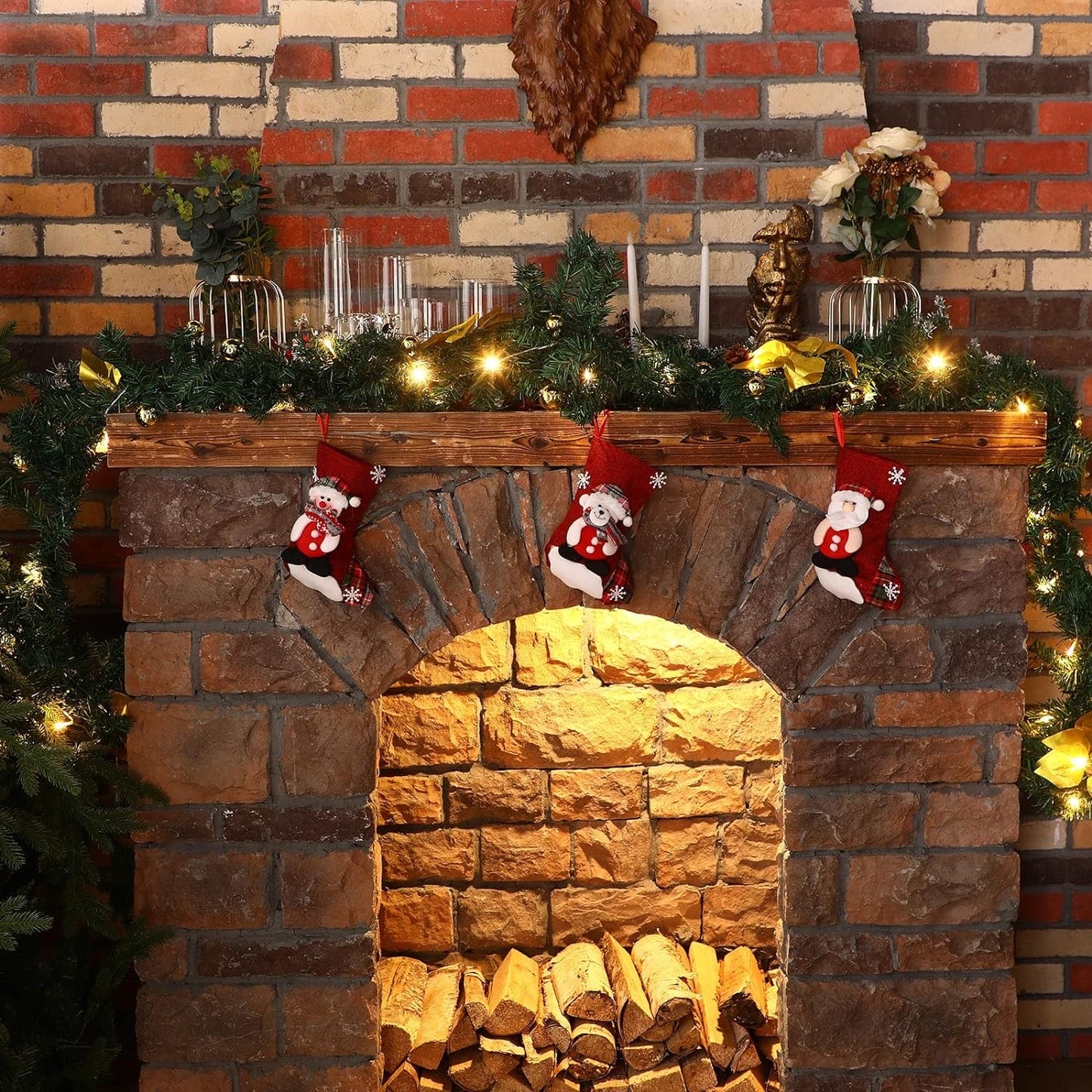 9ft Pre Lit Artificial Christmas Garland Lighted Garland Christmas Light