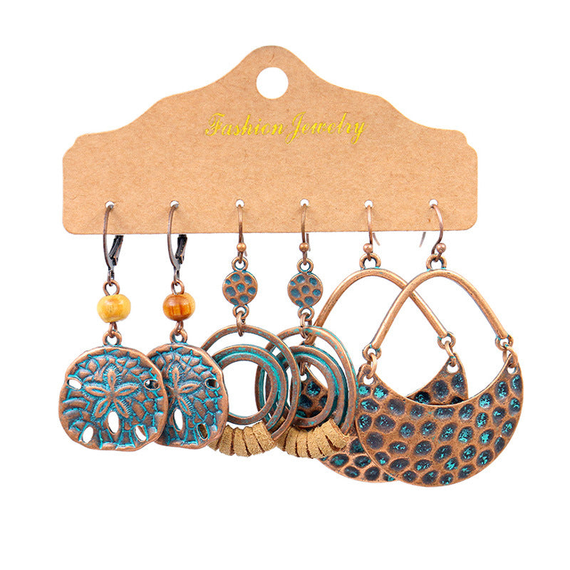 RE03 Boho Earrings 3 Pairs Set
