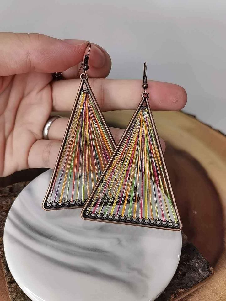 BOHO Triangle String Earrings