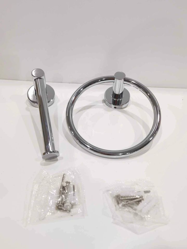 Bathroom Accessories Towel Ring and Toilet Paper Holder