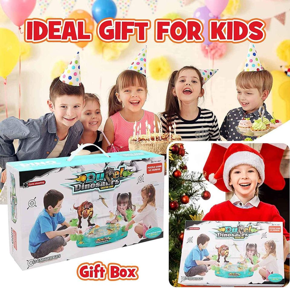 Dinosaur Toys for Kids 5-7 , 2-Player Shooting Dinosaur Toys