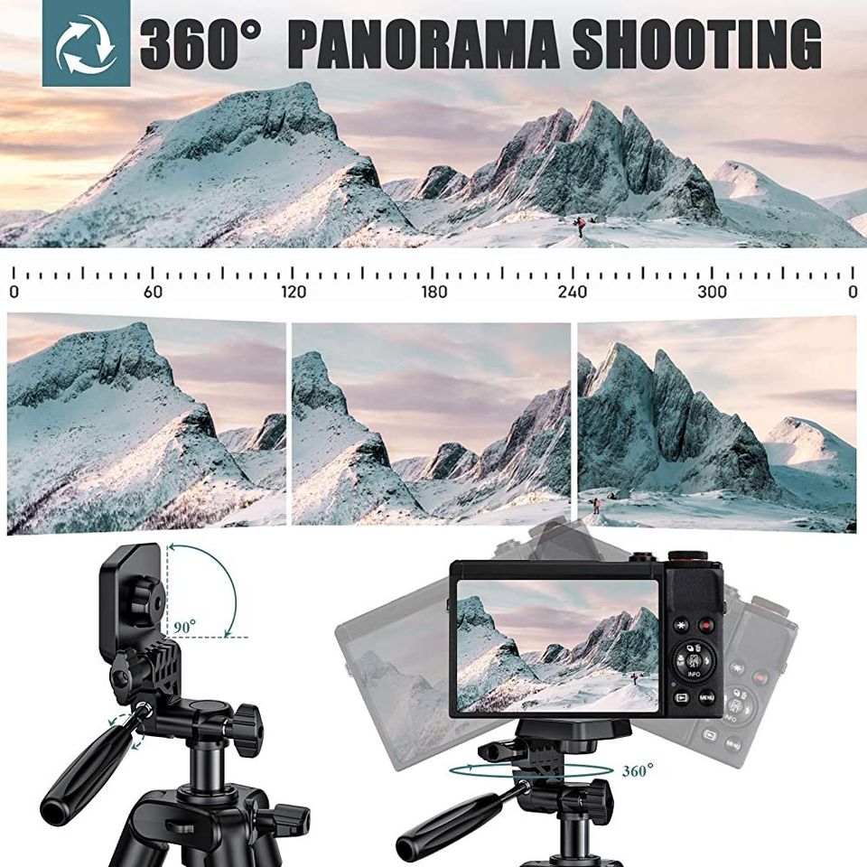 Portable Mobile Smartphone & Camera Tripod Stand Self Stand