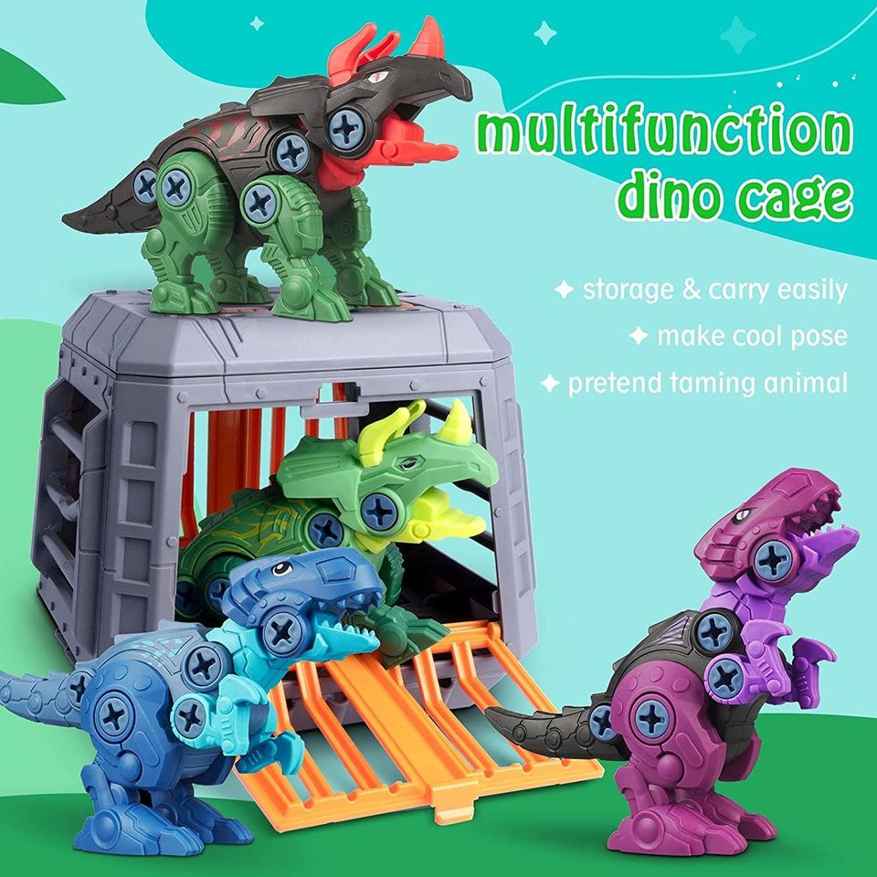 DIY Dinosaur Building Toy Construction Building Education STEM Toy