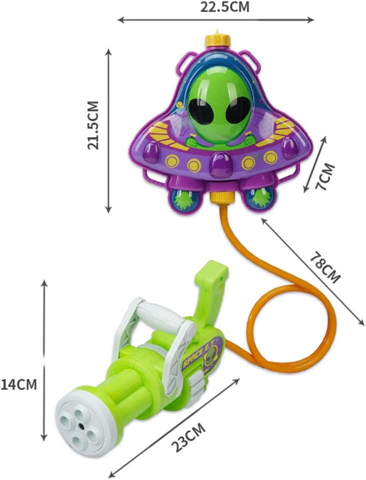 Pool Toys for Summer Outdoor Water Blaster Soaker Gun with 1200ml Water Tank & Adjustable Straps