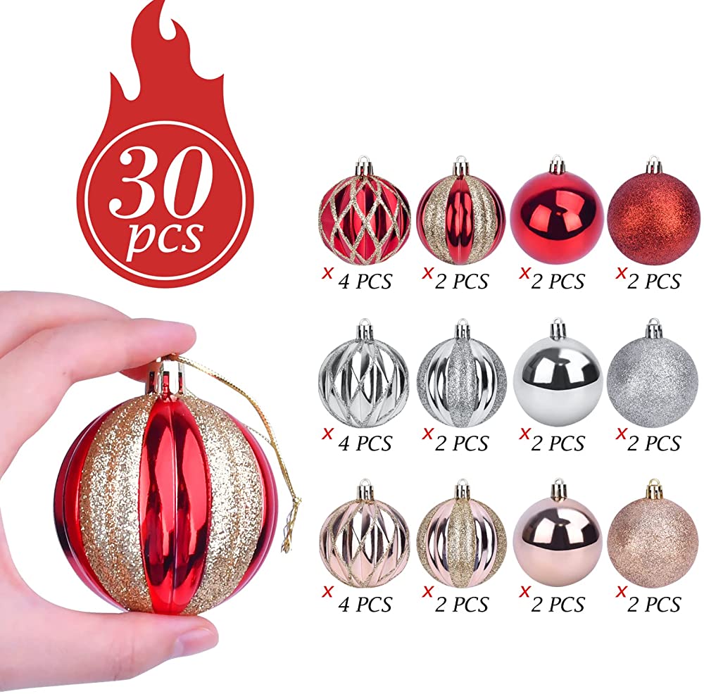 Christmas Decoration Balls Christmas Tree Hanging Balls Decoration for Holiday Party