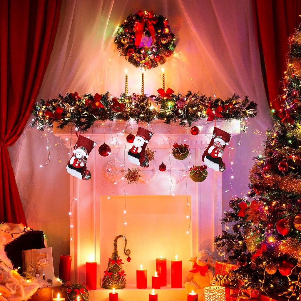 9ft Pre Lit Artificial Christmas Garland Lighted Garland Christmas Light