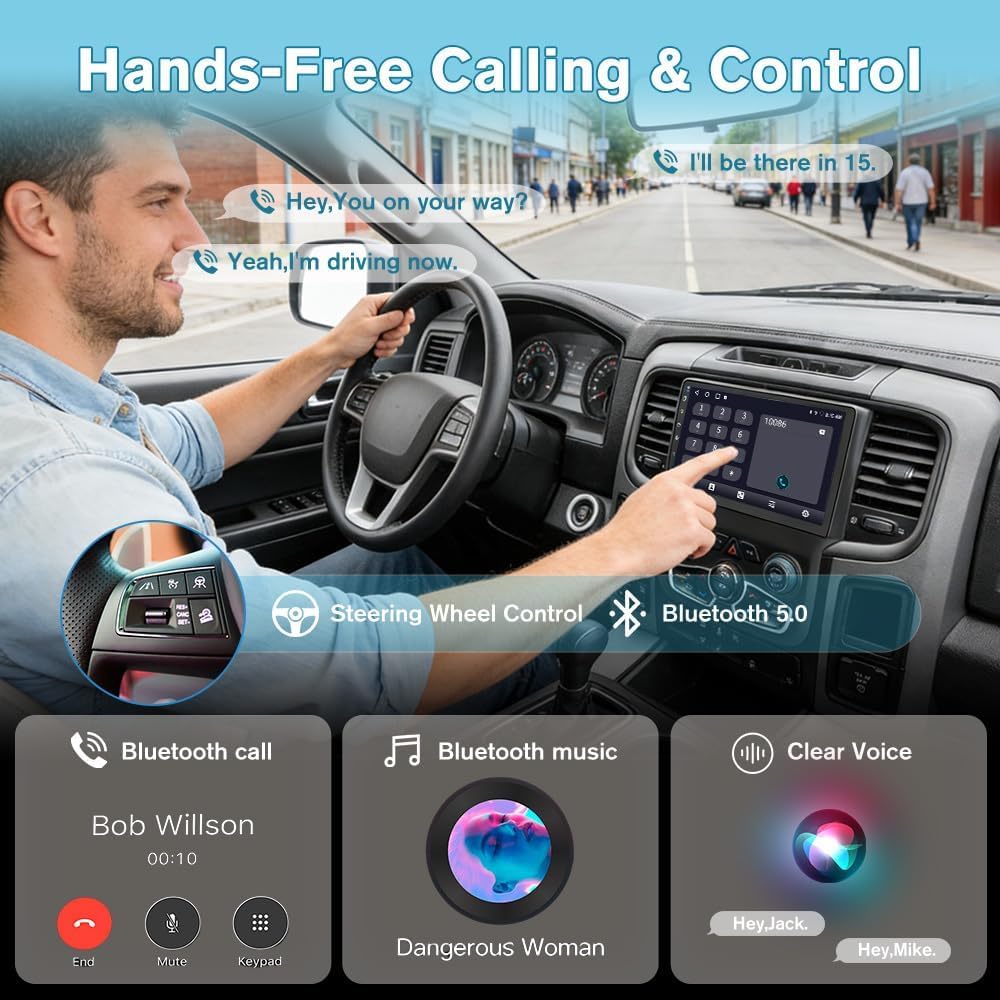 Car Radio for Dodge Ram 1500 2500 2013-2019 CarPlay/Android Auto