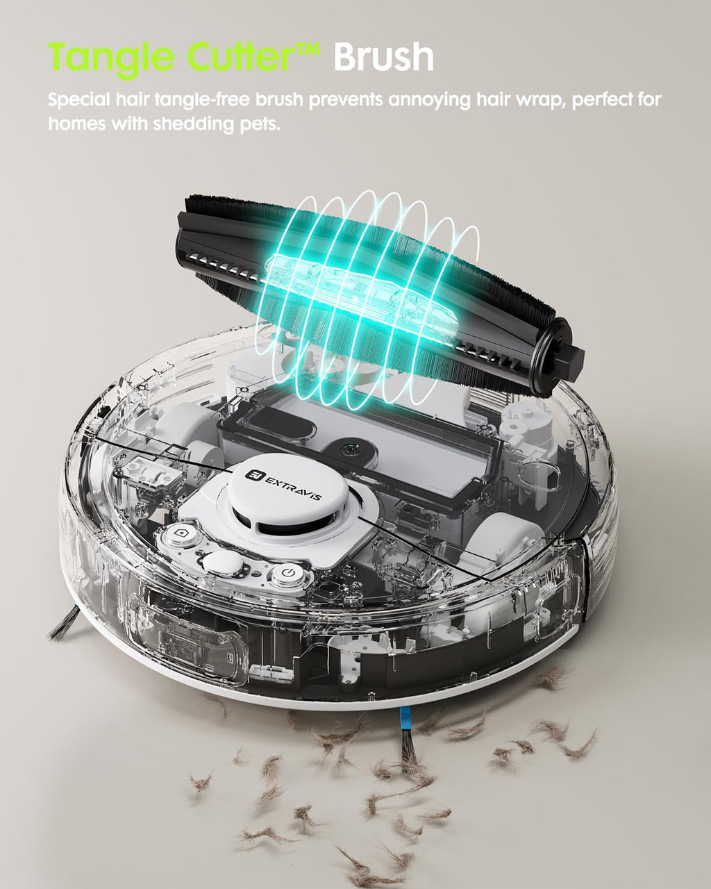 V5 Robot Vacuum and Mop, Self-Emptying Robotic Vacuum Cleaner