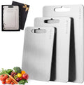 100% Pure Titanium Cutting Board Set of 3, Kitchen Gift with Box