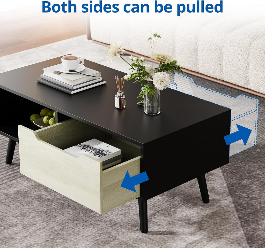 Cozy Castle Modern Coffee Table, Minimalist Hallway Table, Mid Century Modern Coffee Table for Living Room