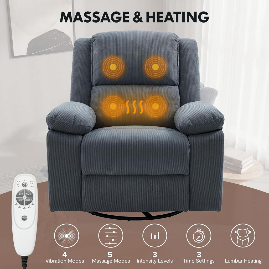 FLEXISPOT XRC2 360° Swivel Rocker Recliner for Adults