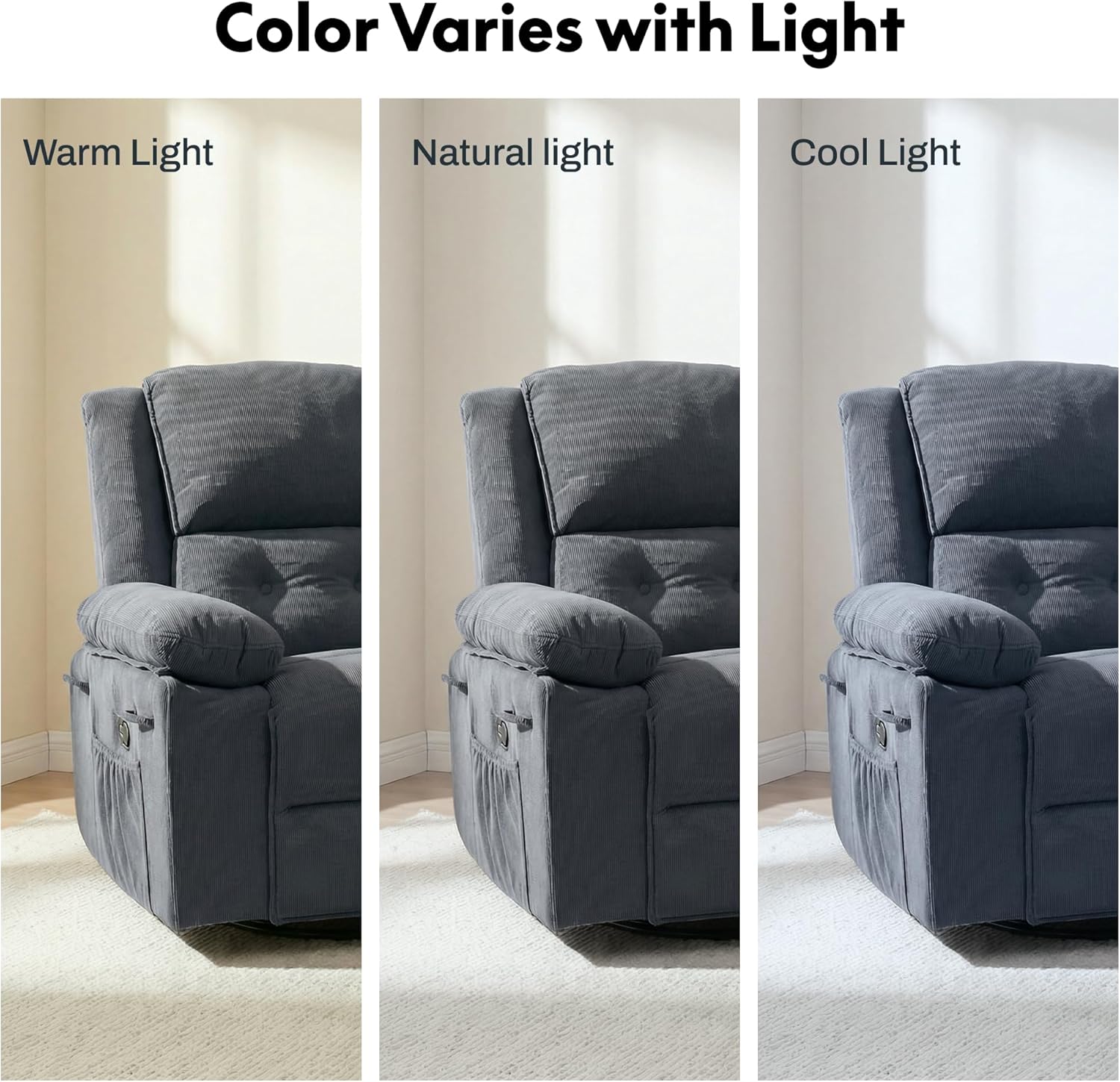 FLEXISPOT XRC2 360° Swivel Rocker Recliner for Adults