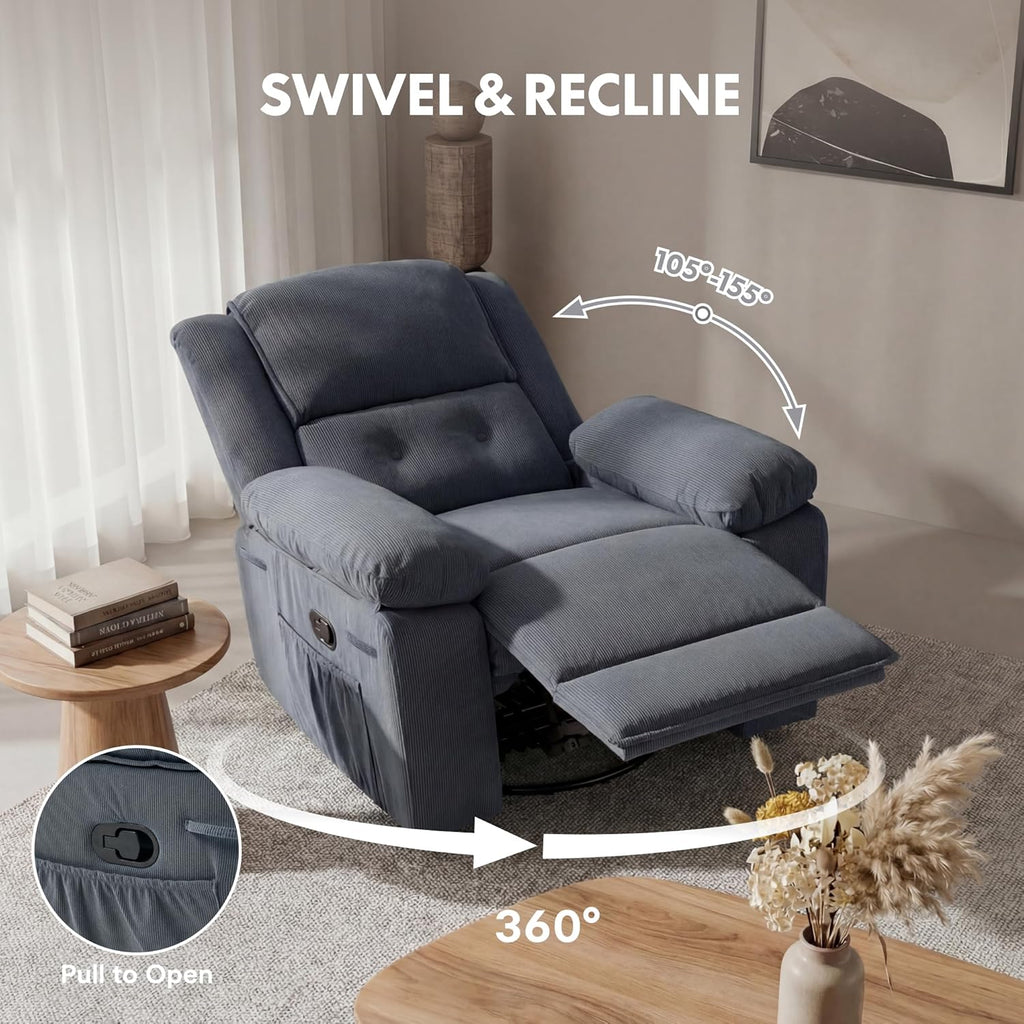 FLEXISPOT XRC2 360° Swivel Rocker Recliner for Adults