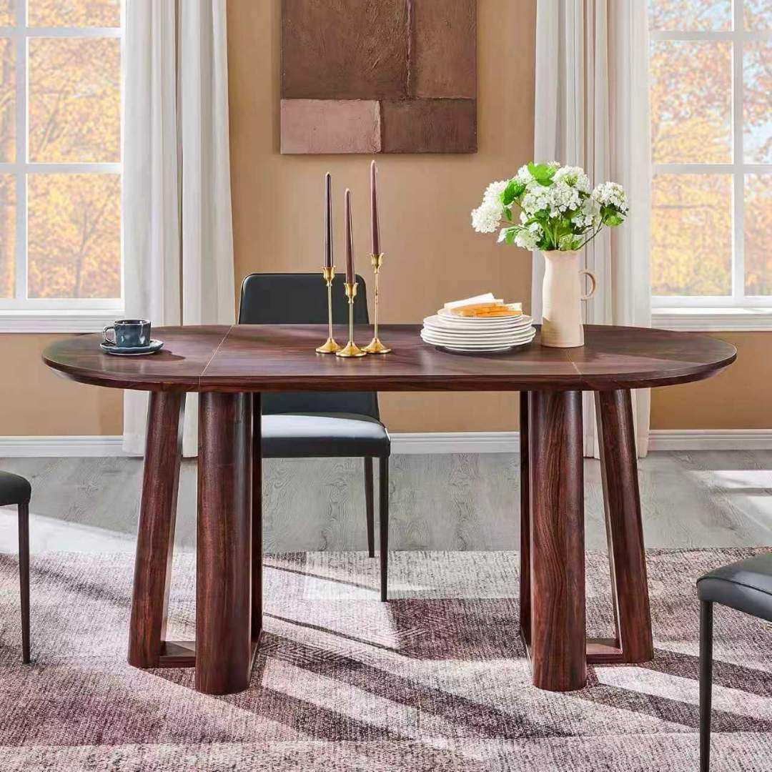 Gorgeous Dark Walnut Dining Table