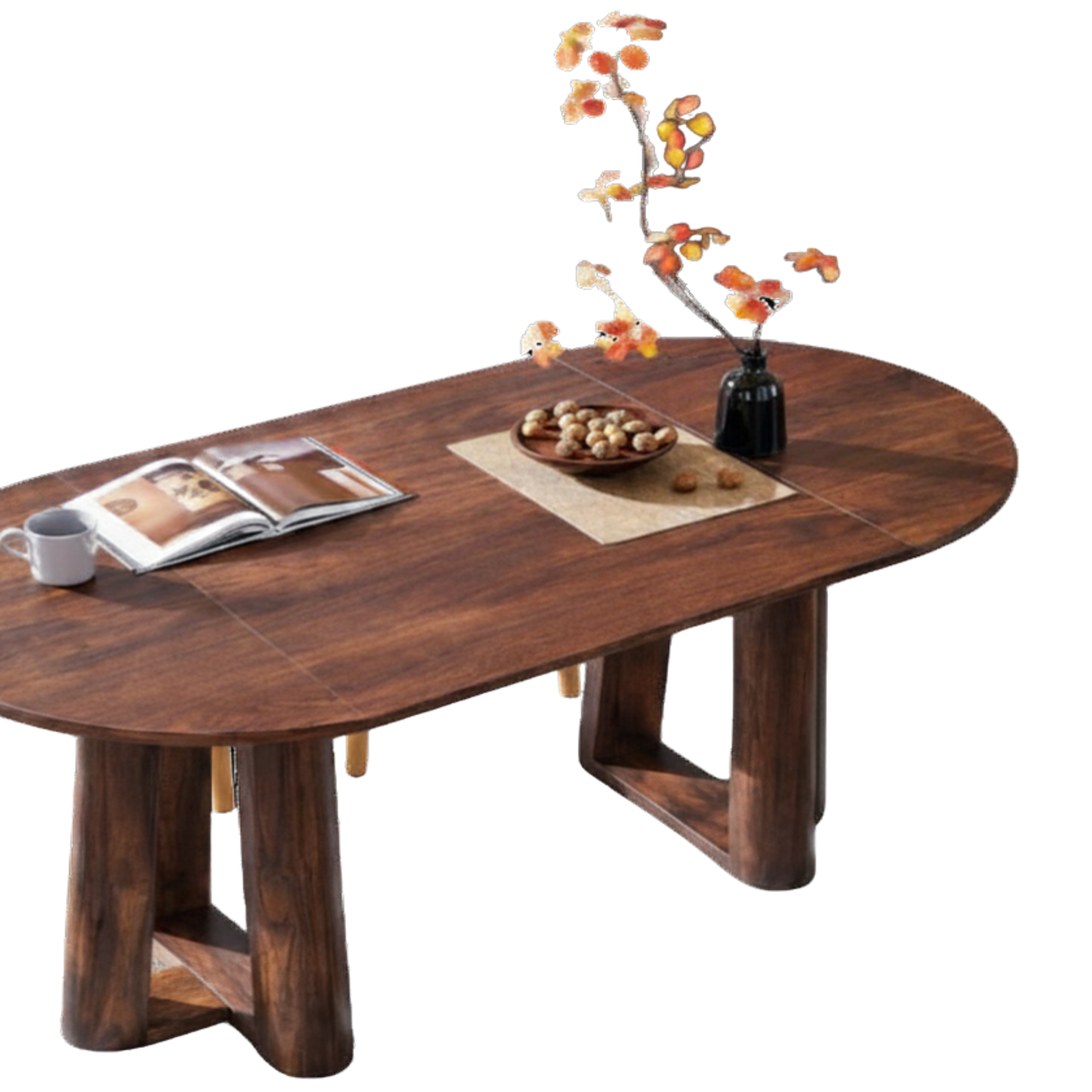 Gorgeous Dark Walnut Dining Table