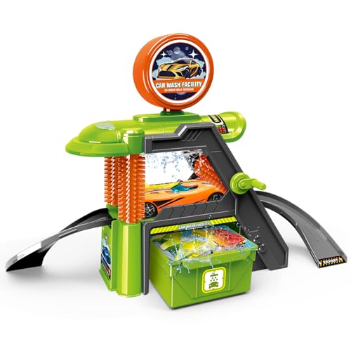 Car Wash Toy Set with Color Changing Cars, Remote Control Racing Cars, Ages 8+