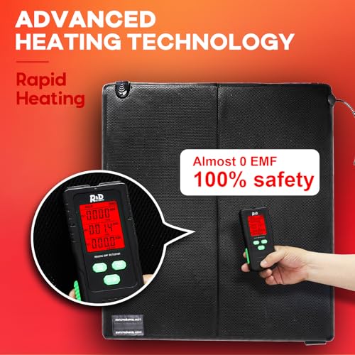 Upgraded Low EMF Infrared Sauna Box – Ideal for Relaxation & Detoxification | Includes Folding Chair | Multi-Layer Full-Body Sauna Tent for Home, Spa, Indoor, Outdoor & Gym Use (Infrared Version)