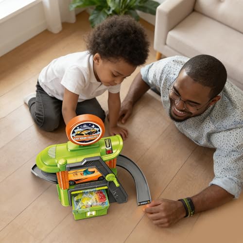 Car Wash Toy Set with Color Changing Cars, Remote Control Racing Cars, Ages 8+