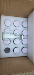 12pk SB Bottle w/ White Metal Lids