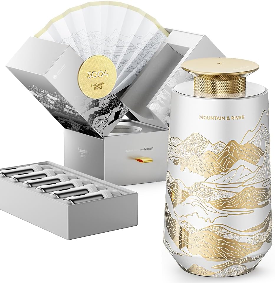 Smart Car Air Freshener Diffuser - Included 7 Luxury Hotel Quality Aroma Oils