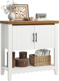 31.7" Entryway Table Console Table with Storage, Coffee Bar Cabinet with 2 Doors