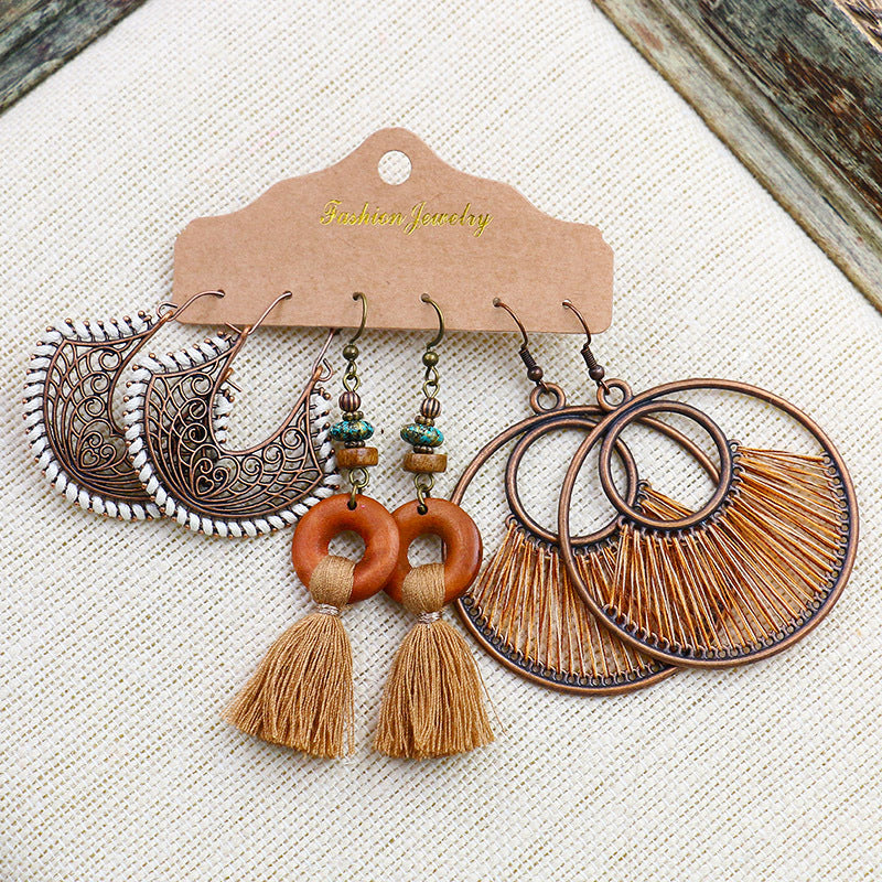 UE03 Summer Fashion Boho Drop Dangle Earrings