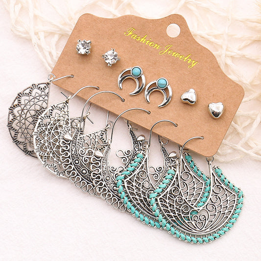 Silver Vintage Boho Vintage Style Earrings 6SB