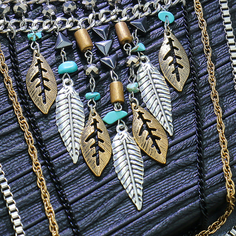 Gypsy Ethnic Tribal Chain Necklace BNCL01
