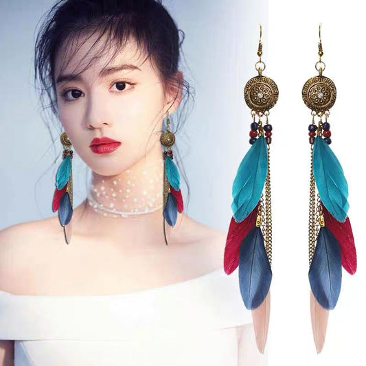 LME02 Feather Earrings