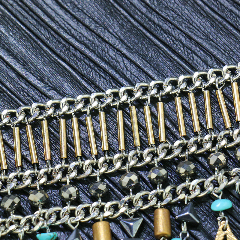 Gypsy Ethnic Tribal Chain Necklace BNCL01