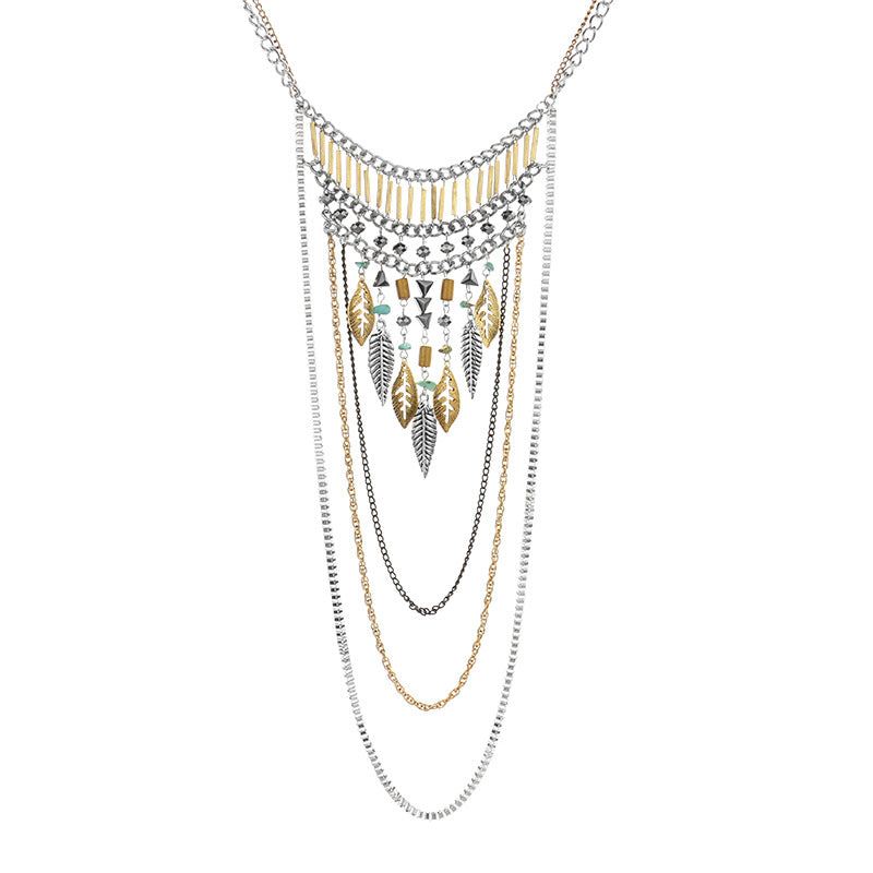 Gypsy Ethnic Tribal Chain Necklace BNCL01