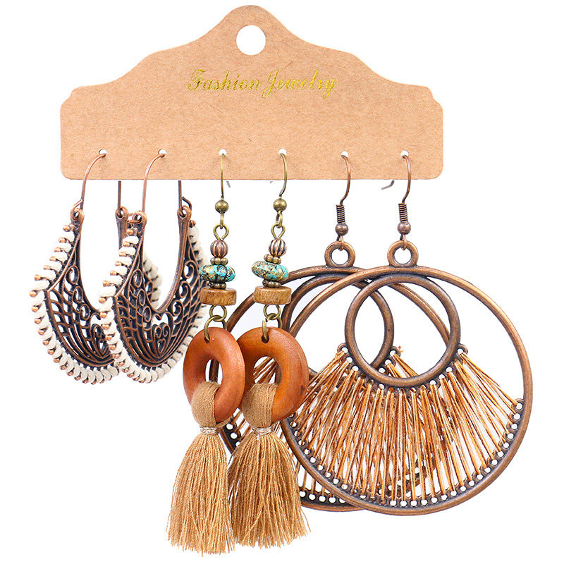 UE03 Summer Fashion Boho Drop Dangle Earrings