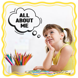 All About Me Student Coloring Posters Fill in Posters (25 Sheets)
