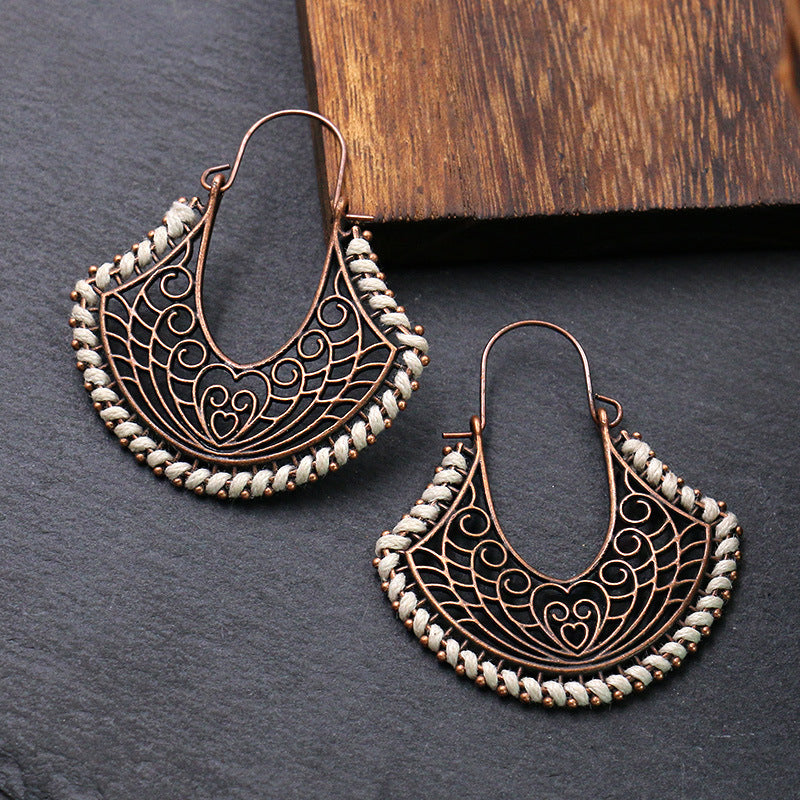 IS03 Bohemian Tribal Style Earrings 3 Pairs Set