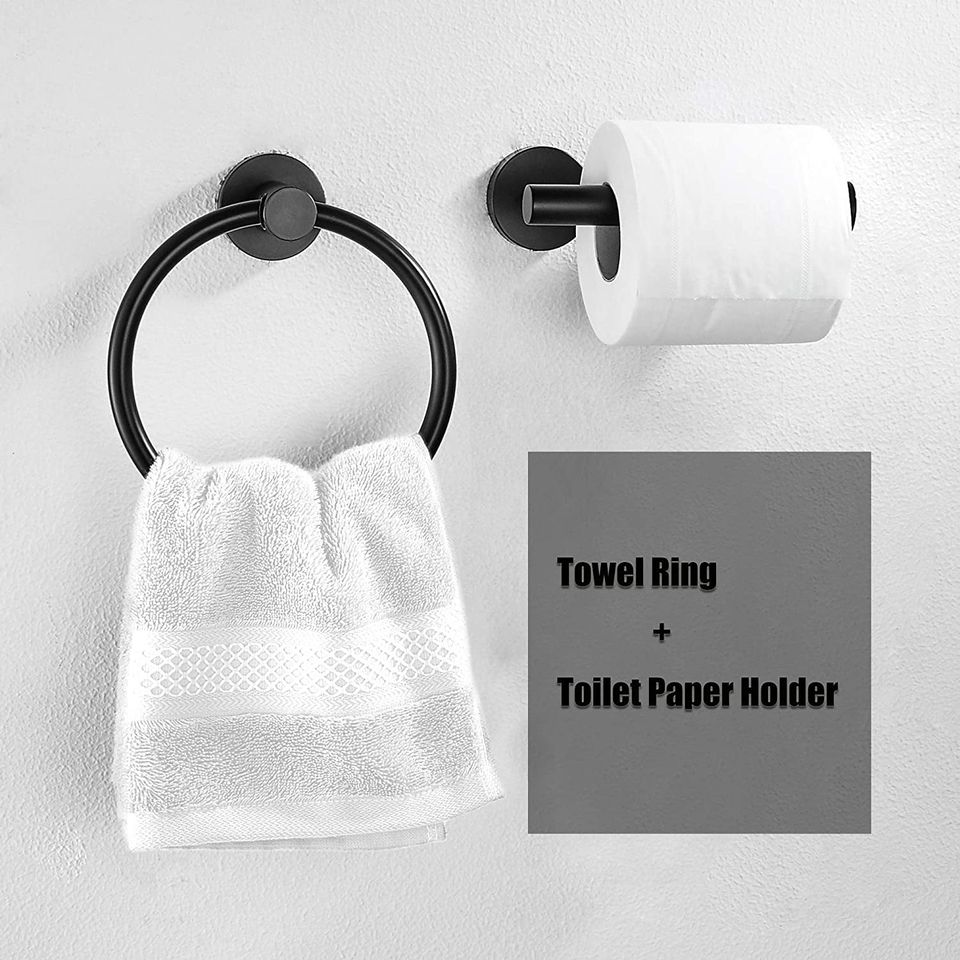 Bathroom Accessories Towel Ring and Toilet Paper Holder