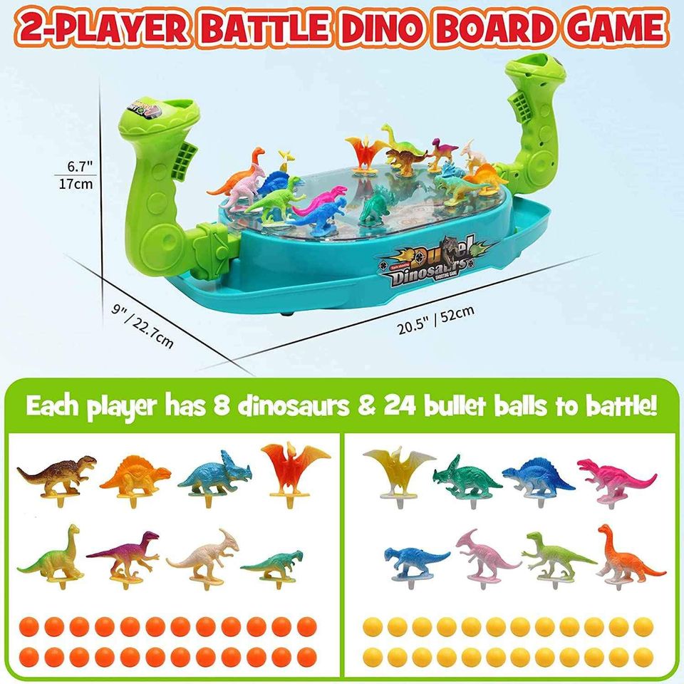 Dinosaur Toys for Kids 5-7 , 2-Player Shooting Dinosaur Toys