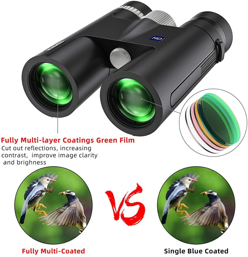 Nature Watching Binoculars with Tripod & Phone Attachment