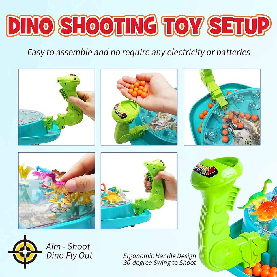 Dinosaur Toys for Kids 5-7 , 2-Player Shooting Dinosaur Toys