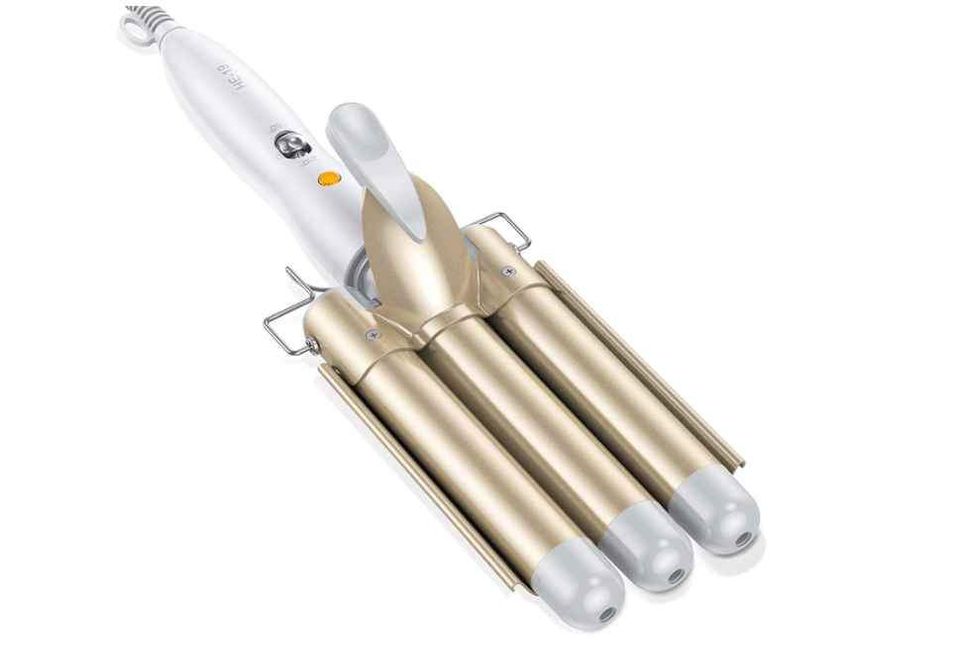 Beauty Hair Curling Iron Wand, 3 Barrels 1 Inch Ceramic Tourmaline Coating Hair Crimper