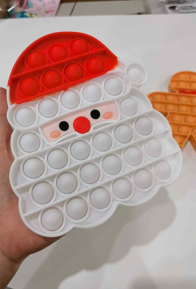 3 Pack Christmas Pop It toy