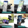 360 Degrees Universal Multi Attachment Phone Holder for Cars Mobile Vehicles