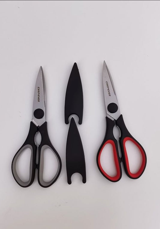 2 Pack Kitchen Scissors Multipurpose Heavy Duty Stainless Steel Sharp Food Scissors