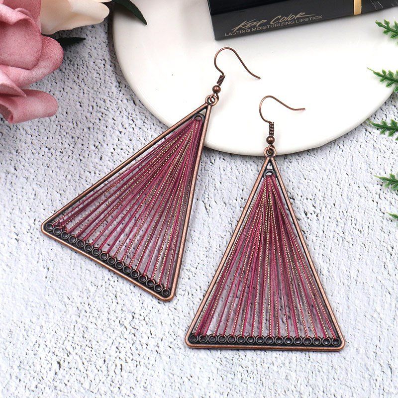 BOHO Triangle String Earrings