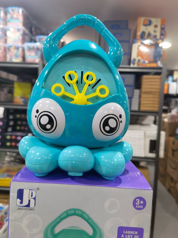 Octopus Automatic Bubble Maker Machine with Bubble Solution Bubble Blower Toy