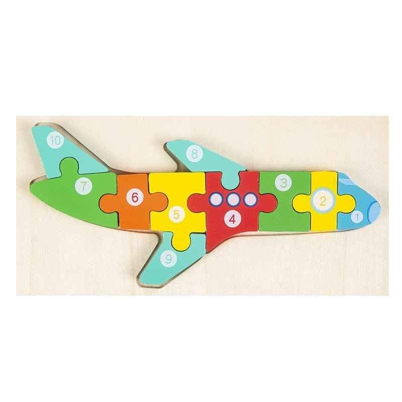 Wooden Puzzles Animal Cars Children's Jigsaw Puzzles Educational Toys