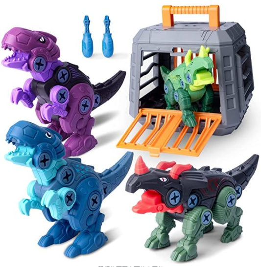 DIY Dinosaur Building Toy Construction Building Education STEM Toy