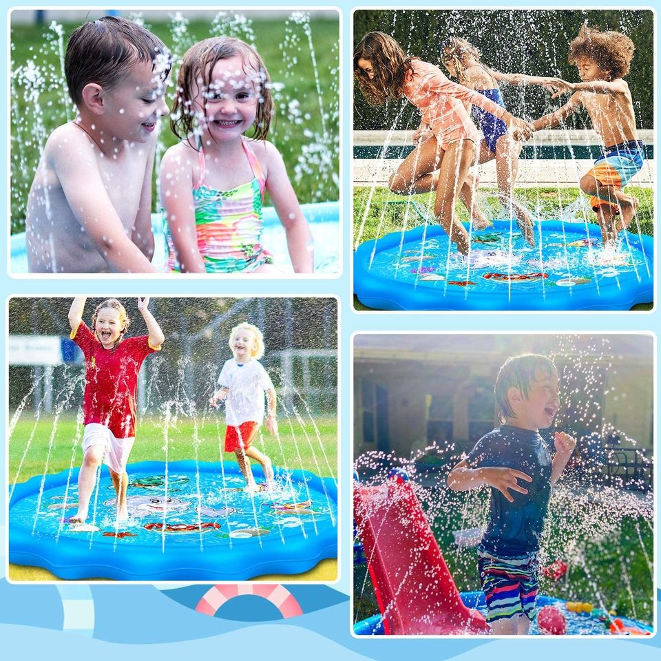 67" inches Kids Outdoor Water Sprinkler Splash Pad