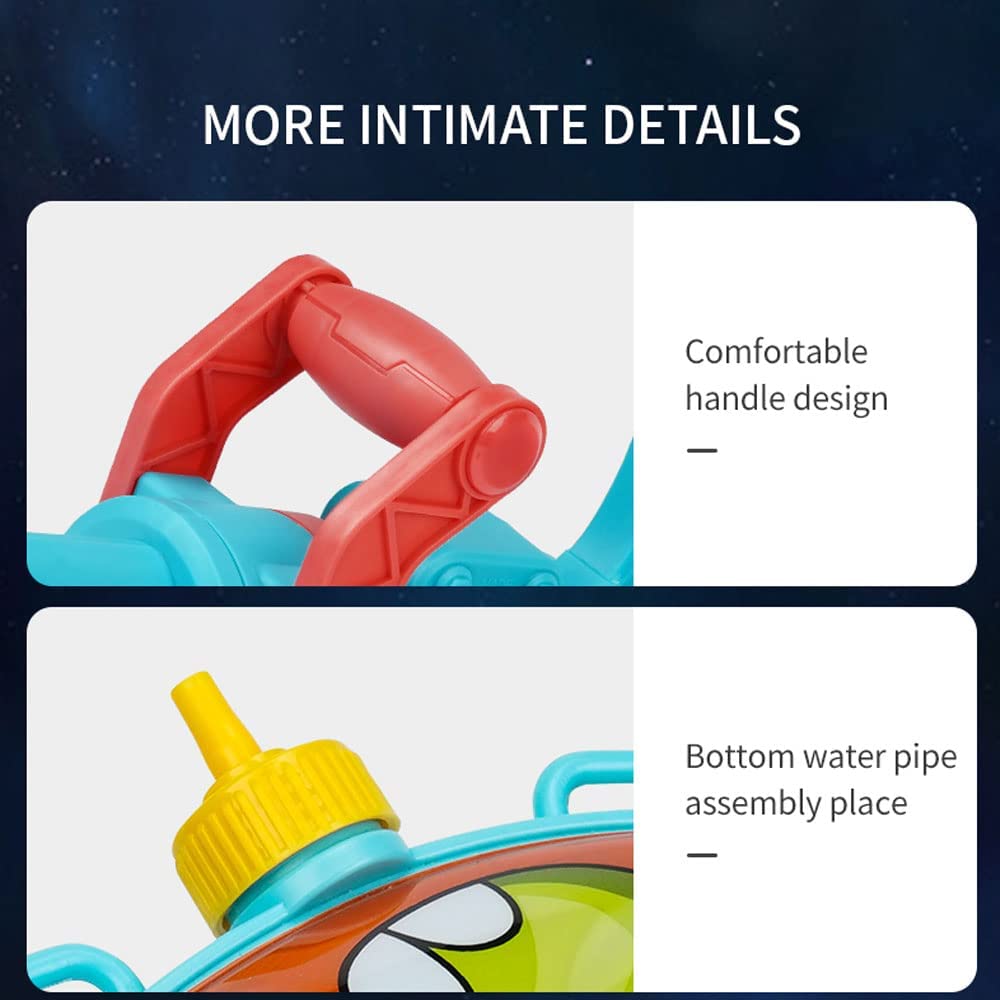 Pool Toys for Summer Outdoor Water Blaster Soaker Gun with 1200ml Water Tank & Adjustable Straps