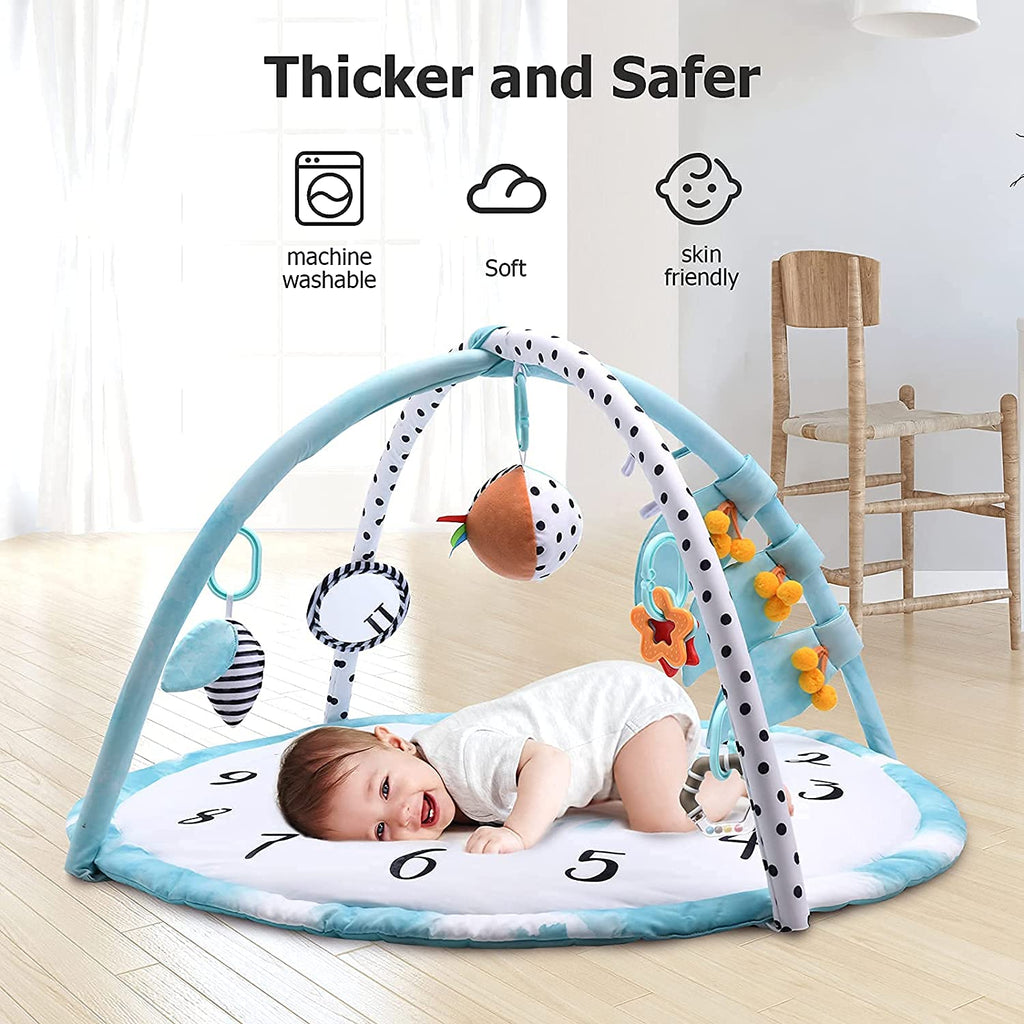 Lupantte Baby Play Gym Activity Mat, Baby Monthly Milestone Gym